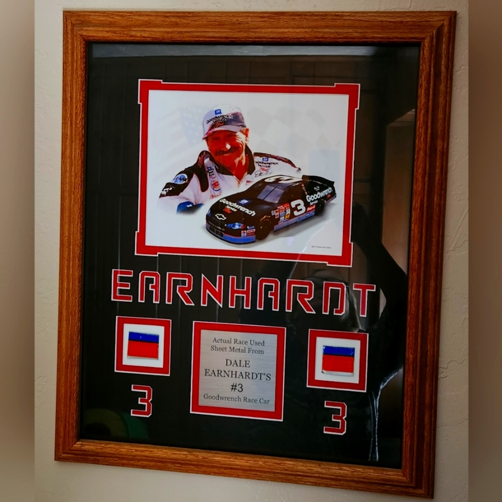 Framed artwork.